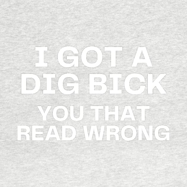 I got a dig bick by Word and Saying